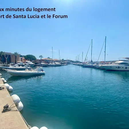 T2 Climatisé Avec Terrasse, Port Santa Lucia à 2 Min Apartamento *