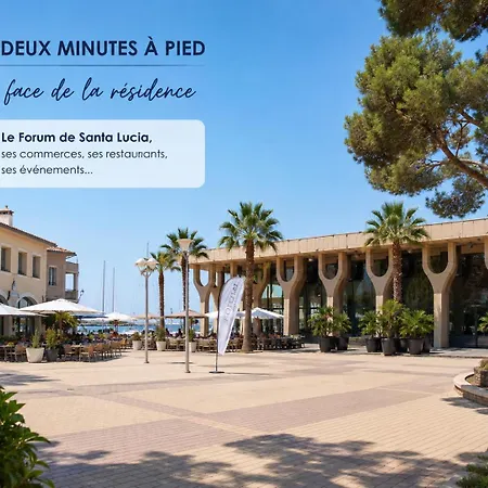 T2 Climatise Avec Terrasse, Port Santa Lucia A 2 Min Lägenhet *