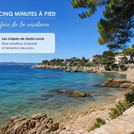 T2 Climatise Avec Terrasse, Port Santa Lucia A 2 Min 아파트 *